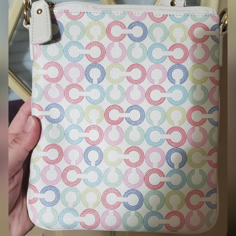Coach Multicolor Signature Crossbody Bag - Picture 4 of 7